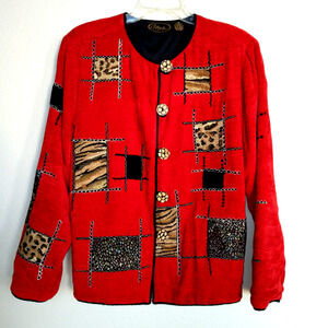 Alex Kim by Allure Women's Jacket Velour Size M